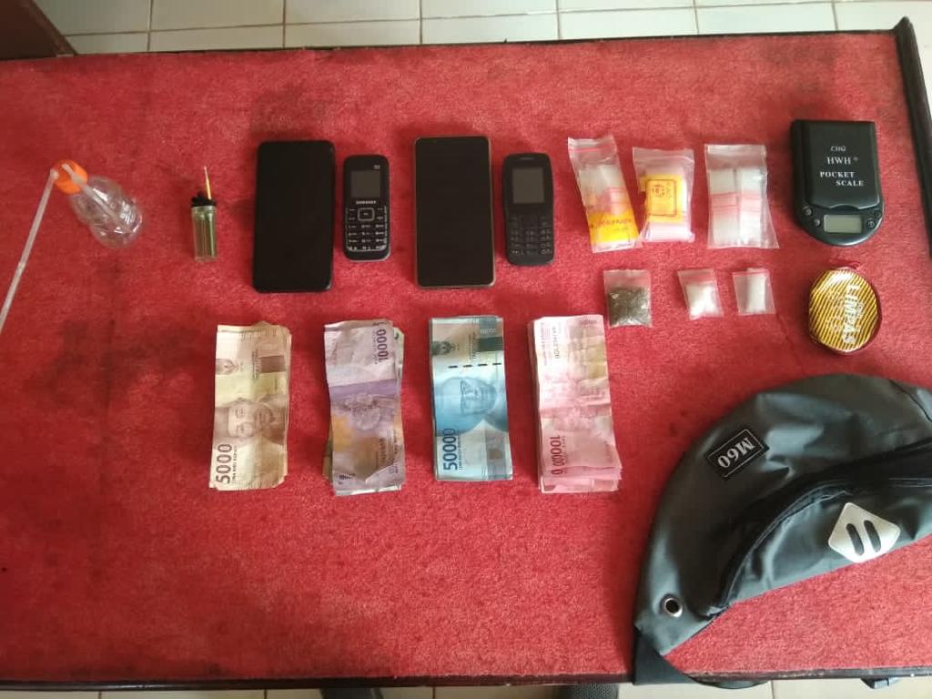 Asik Pesta Sabu 2 Warga Dibekuk Unit Reskrim Polsek Jujuhan