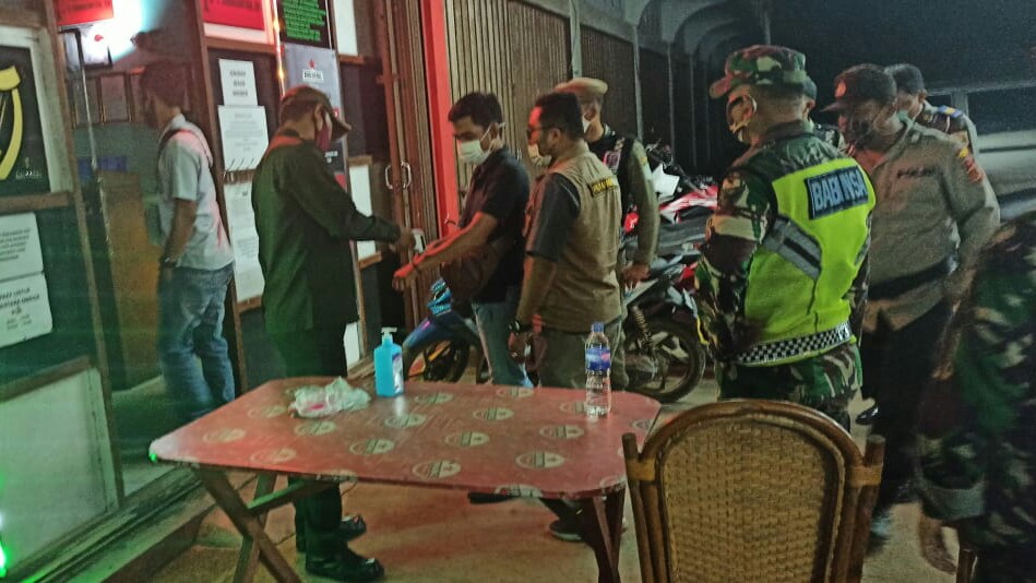 TNI-Polri Bersama Gugus Tugas Covid 19 Kota Jambi Kembali Gelar Operasi Yustisi