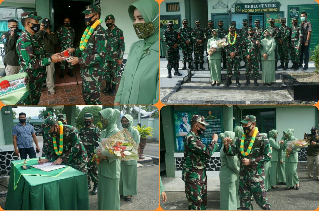 Dipenghujung Masa Jabatan, Letkol Czi Fitriadi ST Pamitan Kepada Keluarga Besar Kodim 0417/Kerinci
