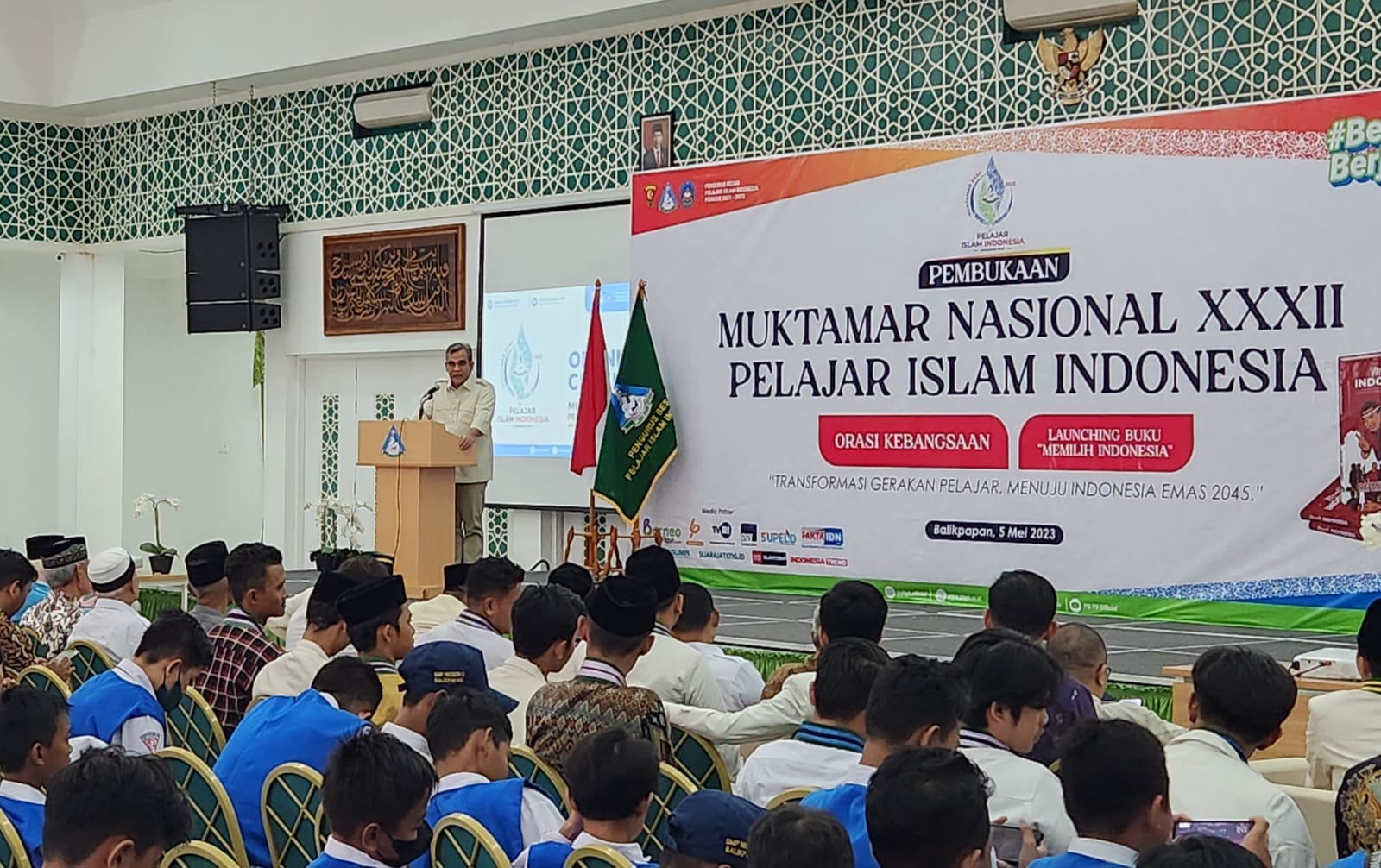 Hadiri Muktamar PII di Balikpapan, Muzani Ajak Pelajar Cermat Memilih Pemimpin di Pemilu 2024