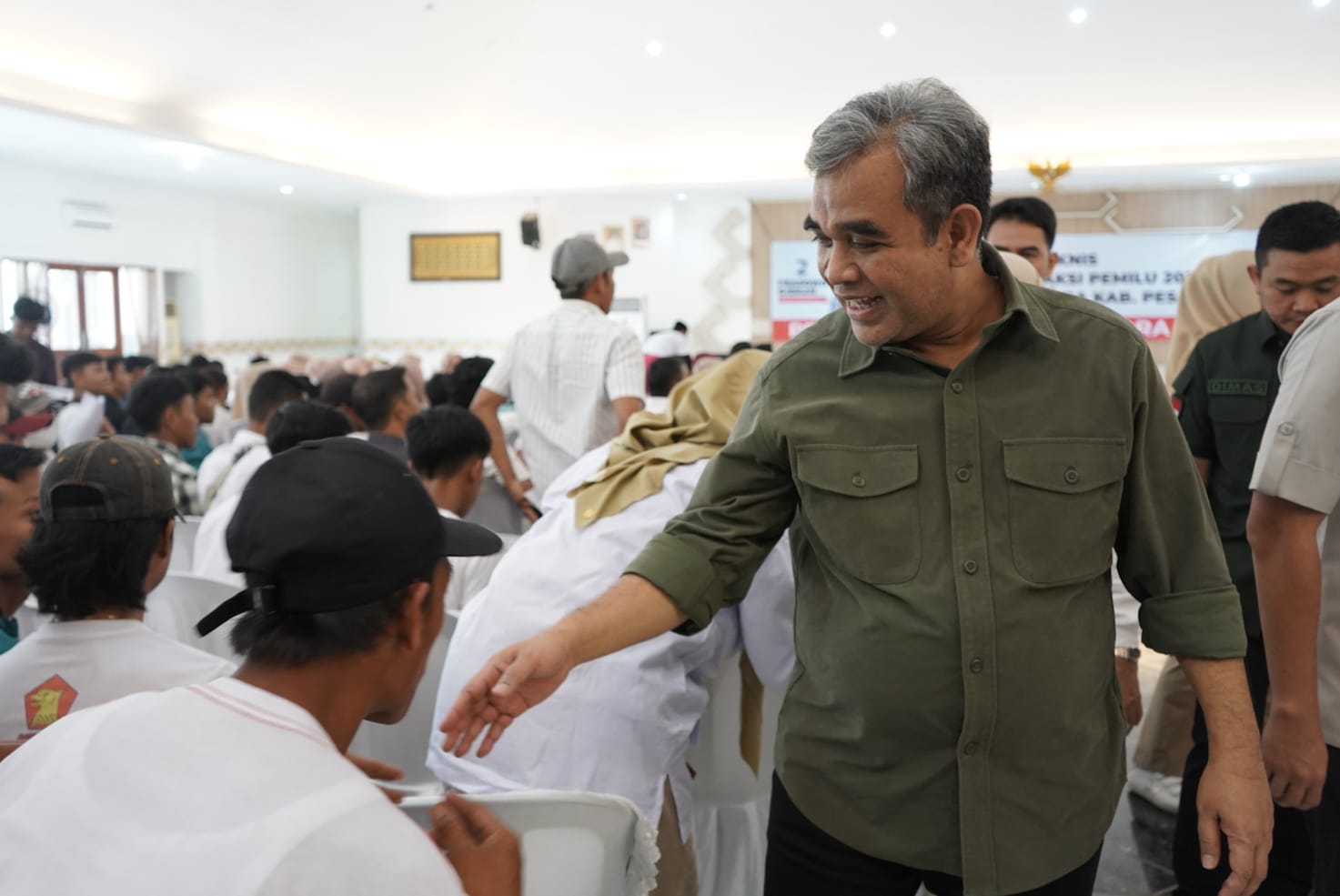 Muzani Beri Pembekalan ke Ribuan Saksi Gerindra di Lampung: Pastikan Prabowo Menang di Setiap TPS