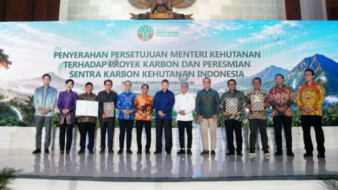 Peluncuran Indonesia Forestry Carbon Hub Perkuat Tata Kelola Perdagangan Karbon