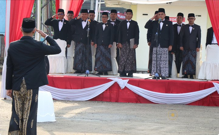 Kanwil Kemenhaj Jambi Teguhkan Semangat Kemerdekaan lewat Upacara HUT ke-81 RI