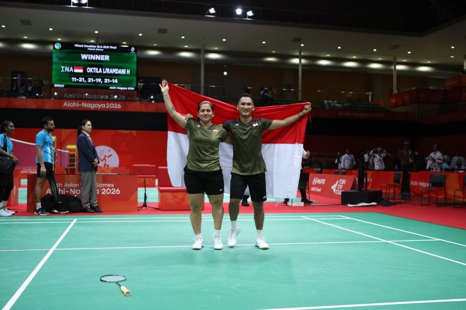 Catatkan Sejarah 4 Emas Beruntun, Ratri/Hikmat Bangkit Taklukkan India di Asian Para Games 2026